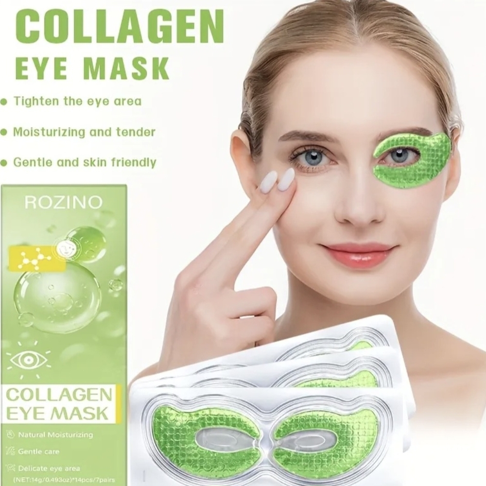 Green Collagen Eye Mask- 7 Sets=14 Pieces!